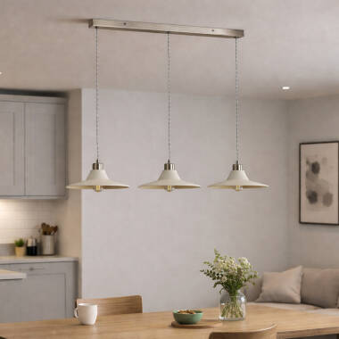 Image of Khudi & Khora Olive Ceramic Bar Ceiling Pendant Light