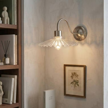 Image of Wisteria Cambridge Glass Wall Light