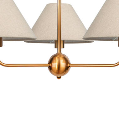 Image of Wisteria Vitra 3 Arm Ceiling Pendant Light