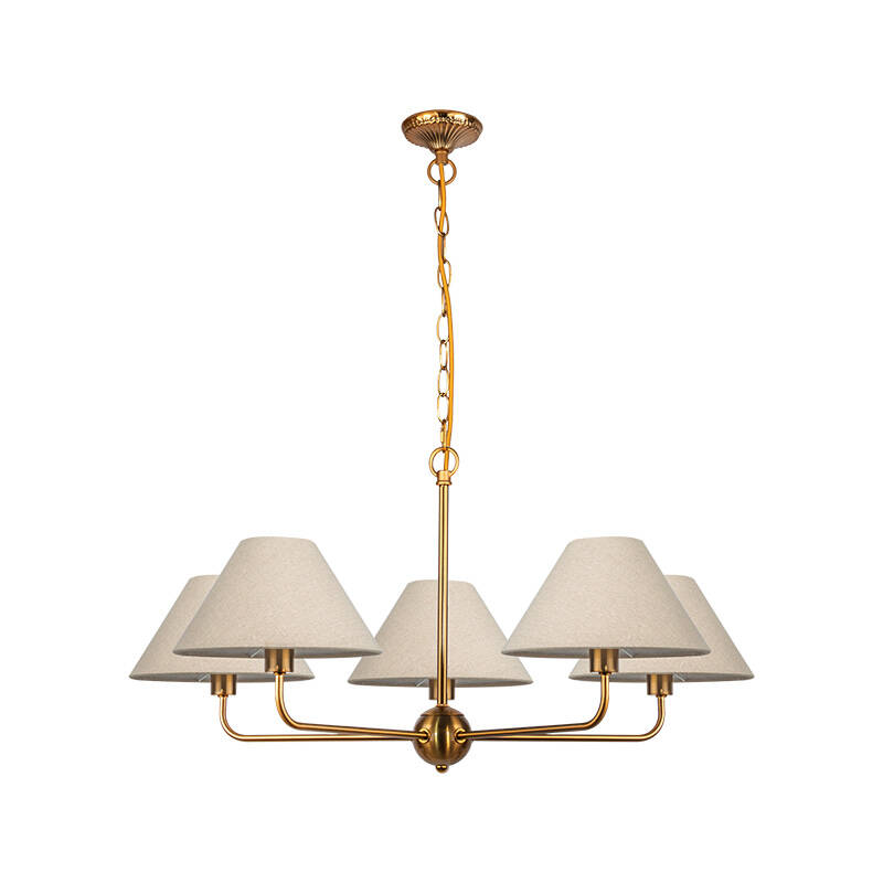 Image of Wisteria Vitra 5 Arm Ceiling Pendant Light