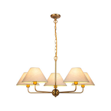 Image of Wisteria Vitra 5 Arm Ceiling Pendant Light