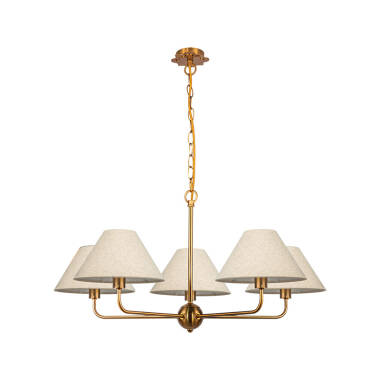Image of Wisteria Mira 5 Arm Ceiling Pendant Light