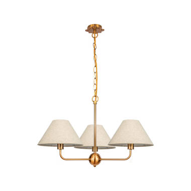 Image of Wisteria Mira 3 Arm Ceiling Pendant Light