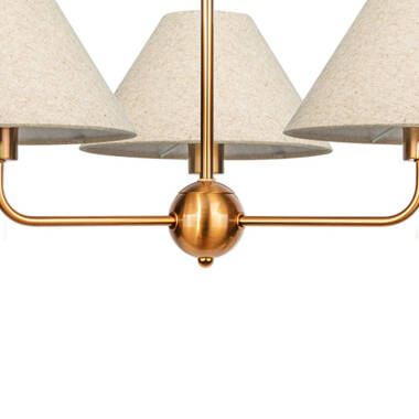 Image of Wisteria Mira 3 Arm Ceiling Pendant Light