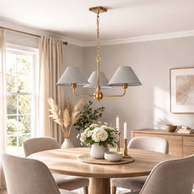 Image of Wisteria Celesta 3 Arm Ceiling Pendant Light