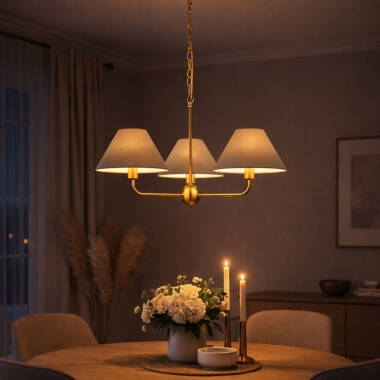 Image of Wisteria Celesta 3 Arm Ceiling Pendant Light