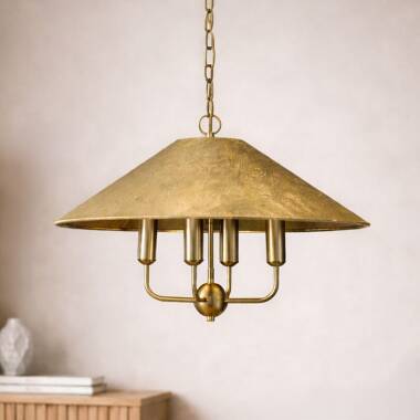 Image of Wisteria Camellia 5 Arm Ceiling Pendant Light
