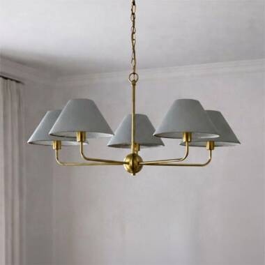 Image of Wisteria Celesta 5 Arm Ceiling Pendant Light