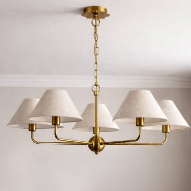 Image of Wisteria Mira 5 Arm Ceiling Pendant Light