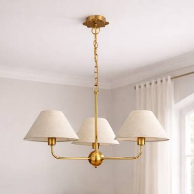 Image of Wisteria Mira 3 Arm Ceiling Pendant Light