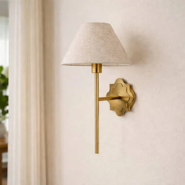 Wisteria Mira Linen Wall Light