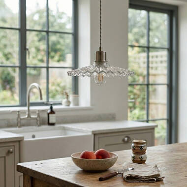 Wisteria Cambridge Glass Ceiling Pendant Light