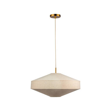 Khudi & Khora Calyx Linen Ceiling Pendant Light