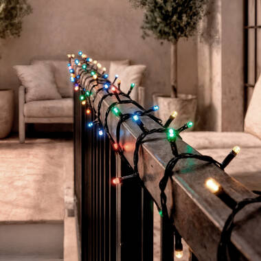Image of 12M Suri Colour Changing Solar LED Multi-Function String Lights - 100 Lights