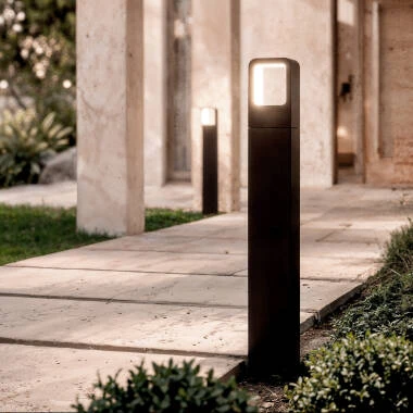 Edit Emerita 6W Warm White LED Outdoor Bollard Light 80cm