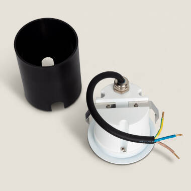 Image of Edit Coney 3W Round Recessed Outdoor Wall Light