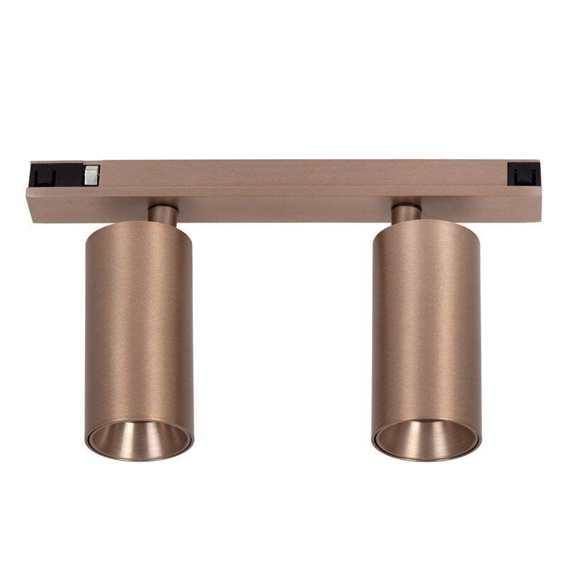 Image of Lucide Linial Bix 1 Circuit 8W Warm White LED Double Track Spotlight