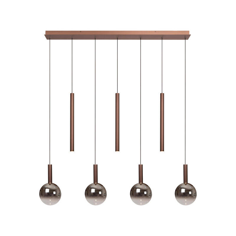 Image of Lucide Jasmine 7 Light CCT LED Bar Ceiling Pendant Light