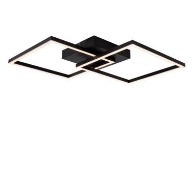 Image of Lucide Arianne CCT LED Square Flush Ceiling Light