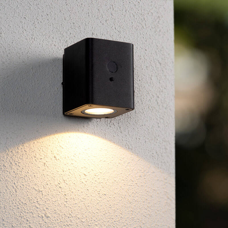 Image of Lucide Ramin Solar LED Outdoor Wall Light with PIR Sensor