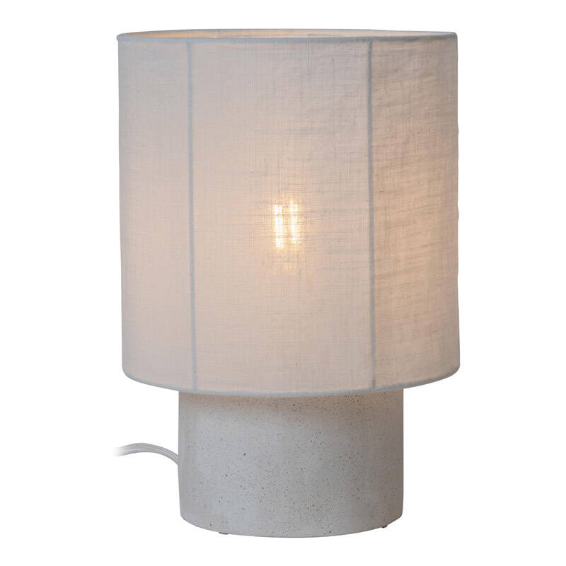 Image of Lucide Tissaja Large Linen Table Lamp