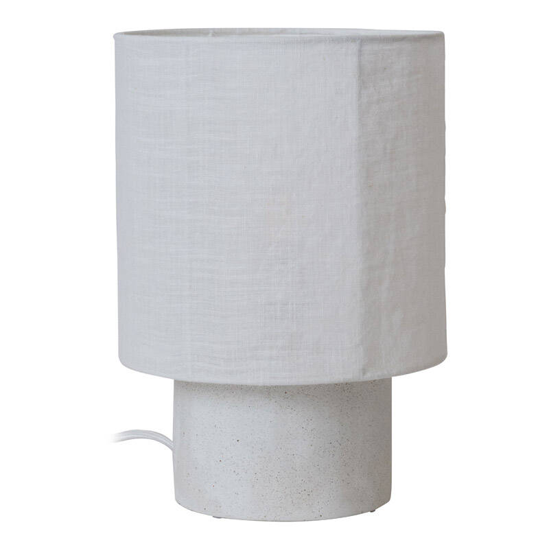 Image of Lucide Tissaja Large Linen Table Lamp