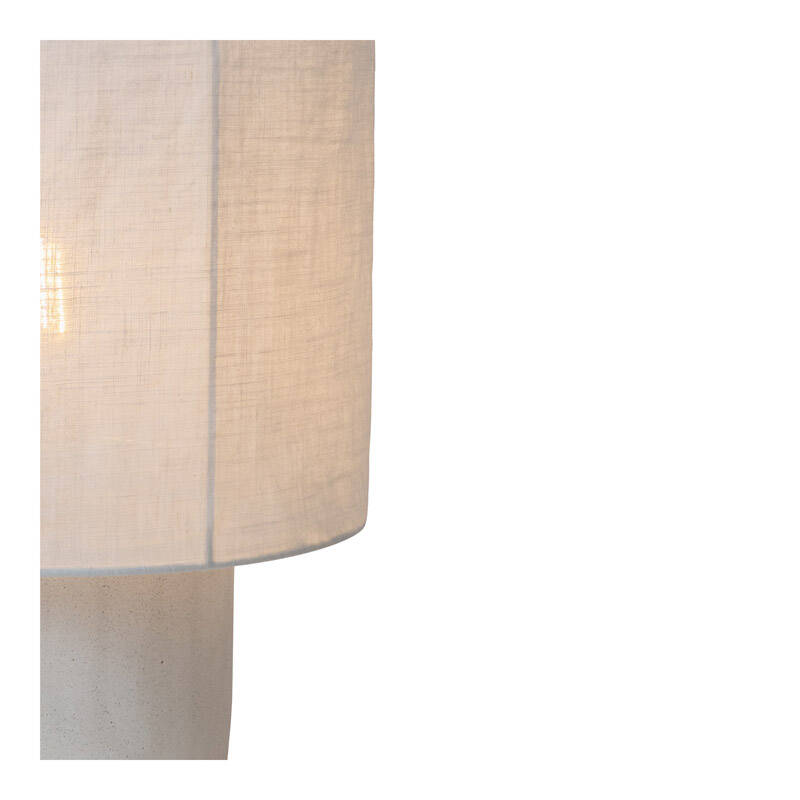 Image of Lucide Tissaja Large Linen Table Lamp
