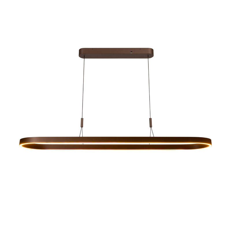 Image of Lucide Liane CCT LED Ceiling Pendant Light - Rust