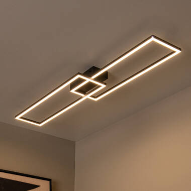 Image of Lucide Arianne CCT LED Rectangle Flush Ceiling Light