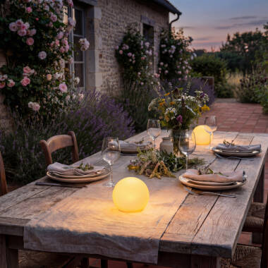 Image of Lucide Pino 80 Colour Changing LED USB Rechargeable Outdoor Feature Light