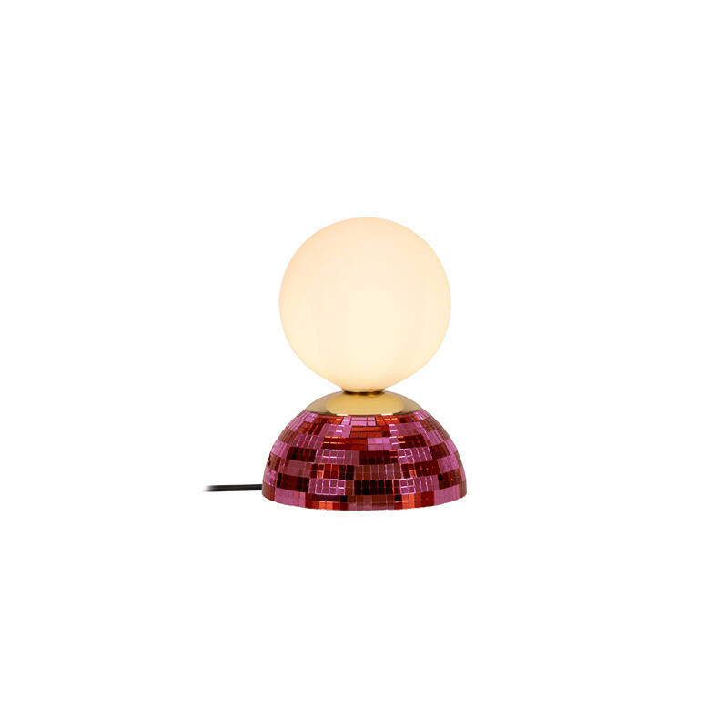 Image of Lucide Glitzer Glass Table Lamp