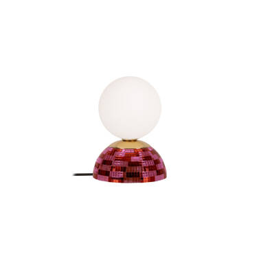 Image of Lucide Glitzer Glass Table Lamp