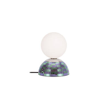 Image of Lucide Glitzer Glass Table Lamp