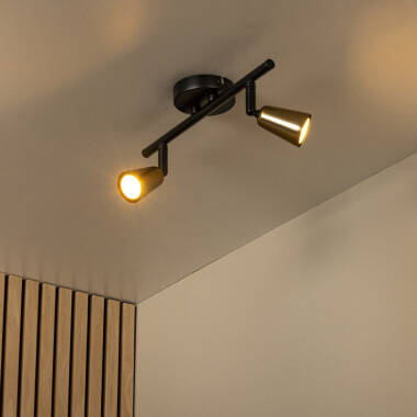 Image of Lucide Tiana 2 Light Ceiling Spotlight Bar