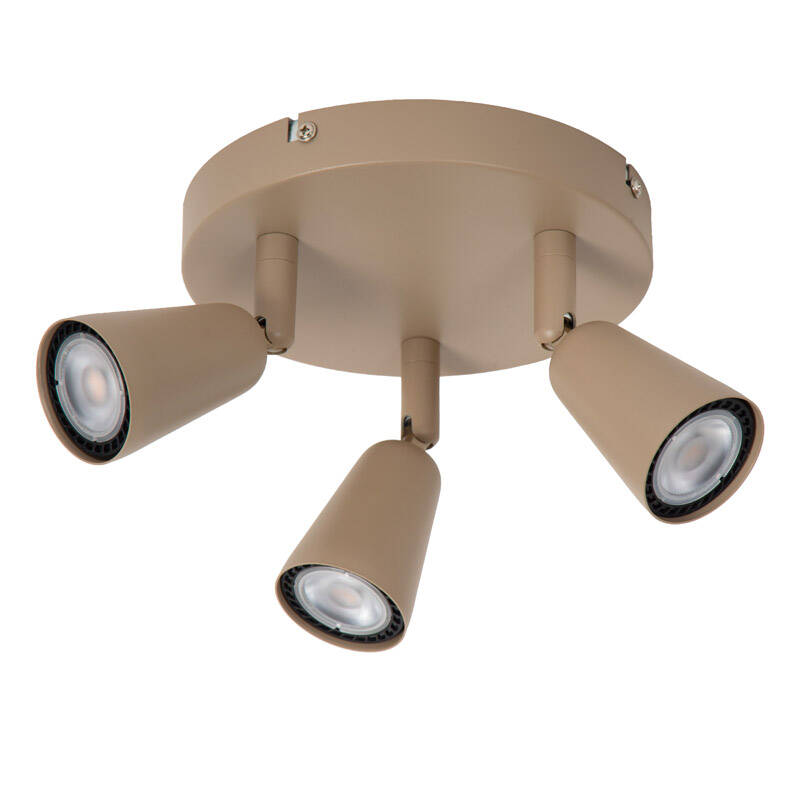 Image of Lucide Tiana 3 Light Ceiling Spotlight Plate