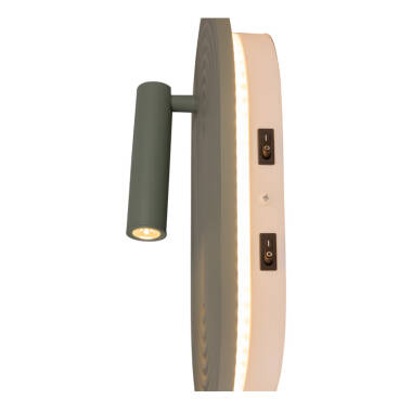 Image of Lucide Carmino LED Wall Light with Reading Light