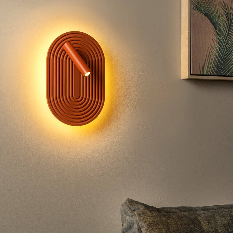 Image of Lucide Carmino LED Wall Light with Reading Light