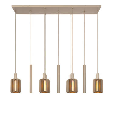 Image of Lucide Lambres 7 Light Bar Ceiling Pendant