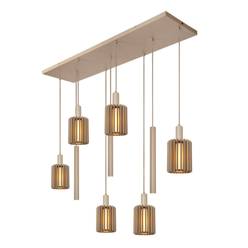 Image of Lucide Lambres 7 Light Bar Ceiling Pendant