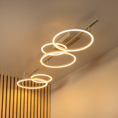 Image of Lucide Nicola Corner CCT LED Flush Ceiling Light