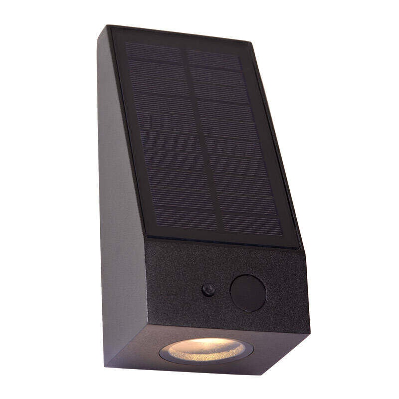 Image of Lucide Irwin Solar LED Outdoor Wall Light with PIR Sensor