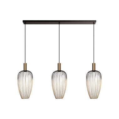 Image of Lucide Aurelie 3 Light Bar Ceiling Pendant