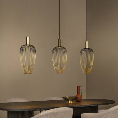 Image of Lucide Aurelie 3 Light Bar Ceiling Pendant