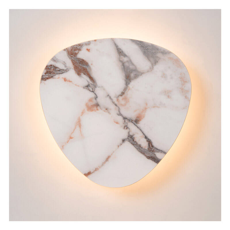 Image of Lucide Kamien 300 LED Ceramic Flush Wall Light