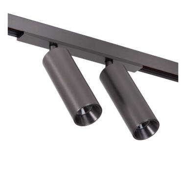 Image of Lucide Linial Bix 1 Circuit 8W Warm White LED Double Track Spotlight