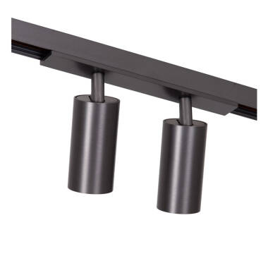 Image of Lucide Linial Bix 1 Circuit 8W Warm White LED Double Track Spotlight