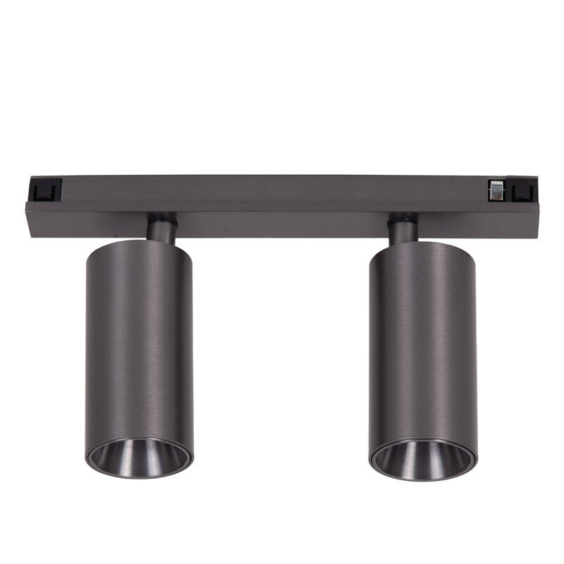 Image of Lucide Linial Bix 1 Circuit 8W Warm White LED Double Track Spotlight