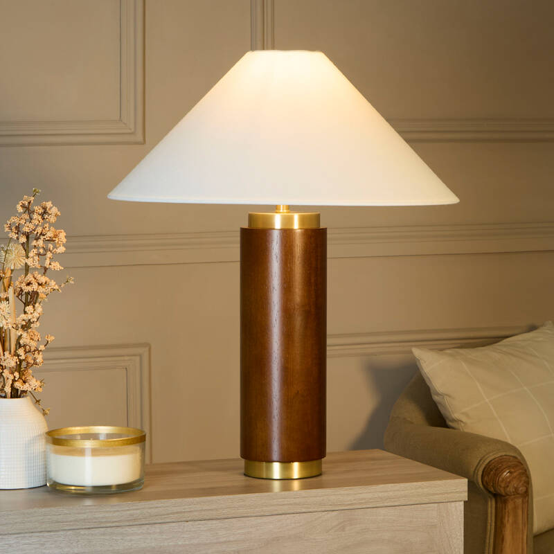 Image of Westport Remsenburg Wood Mango Tall Table Lamp