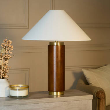 Image of Westport Remsenburg Wood Mango Tall Table Lamp