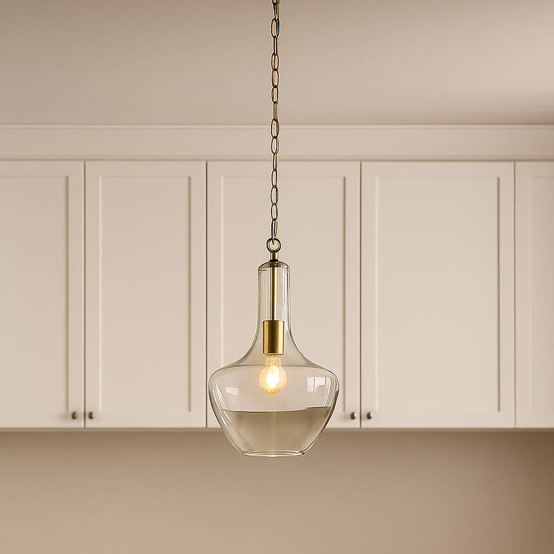 Image of Westport Lexington Glass Ceiling Pendant Light